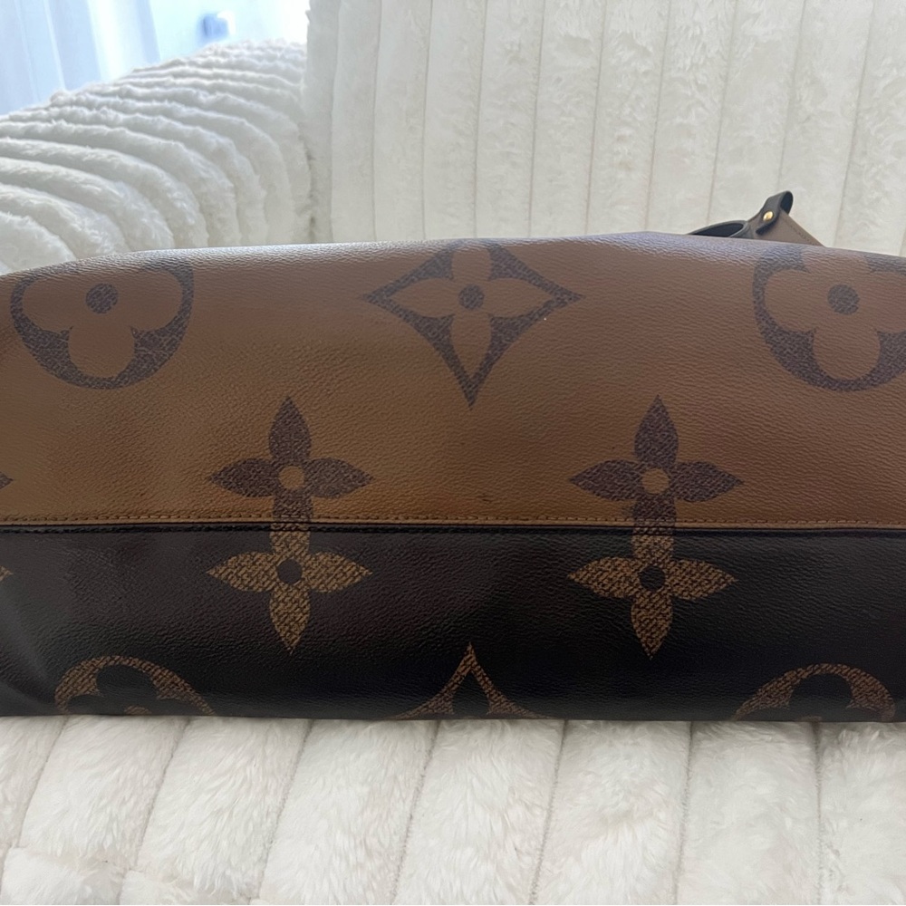 Louis Vuitton large Dark Brown Monogram Tote - Picture 16 of 16